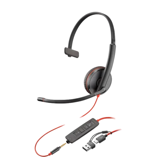 Poly Blackwire USB C A Headset