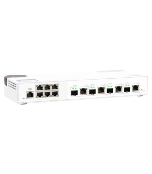 qnap qsw m2106 4c 10 port 10gbe sfp 25gbe rj45 combo l2 web managed switch