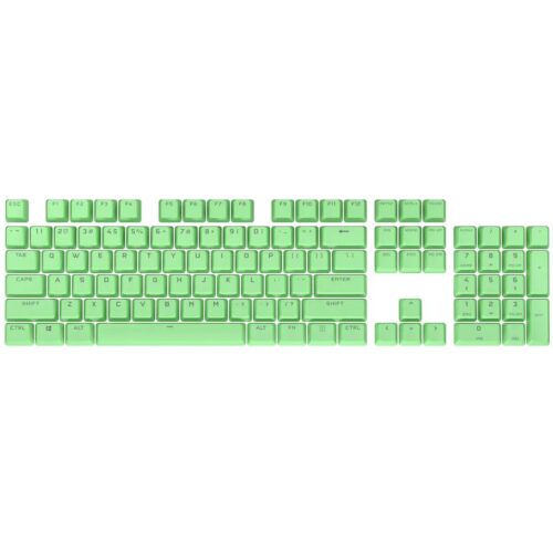 [840006639398] CORSAIR GAMING PBT DOUBLE-SHOT PRO KEYCAP MOD KIT MINT GREEN US: CH-9911080-NA