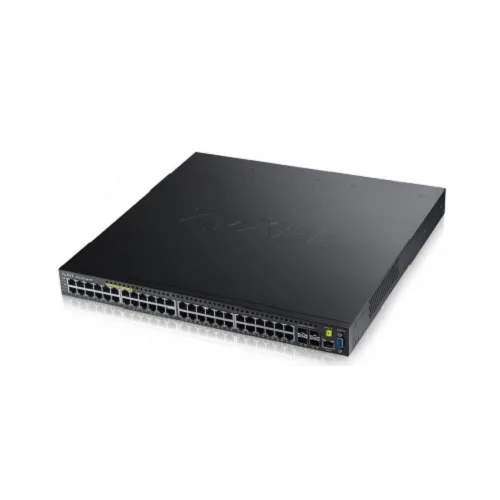 network switch zyxel 3700 series gbe l2 xgs3700 48hp