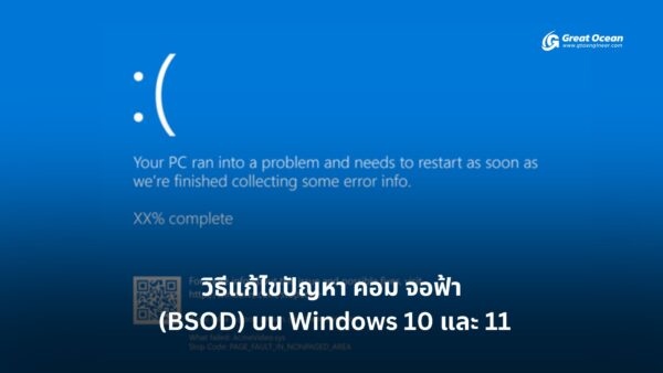 วิธีแก้ไขปัญหา คอม จอฟ้า BSOD บน Windows 10 และ 11