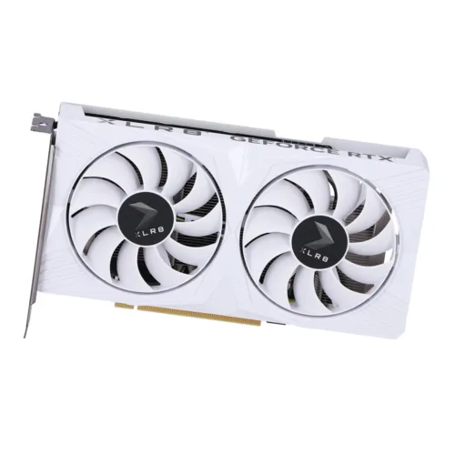 VGA (การ์ดแสดงผล) PNY GEFORCE RTX 4060 8GB OC XLR8 VERTO DF WHITE EDITION - 8GB GDDR6 (VCG40608DFWXPB1-O) - Image 2