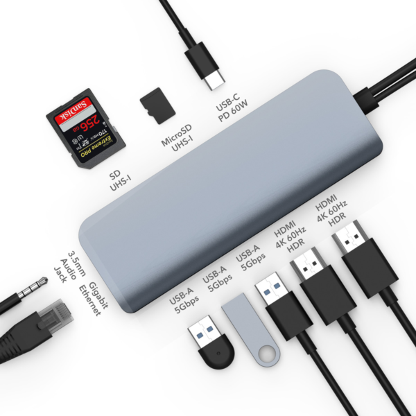 HD Hyper Viper in USB C Hub copy