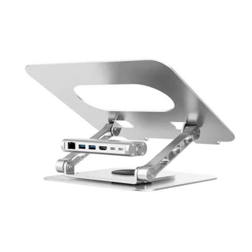 UNITEK Laptop Stand with Detachable USB C Hub jpg