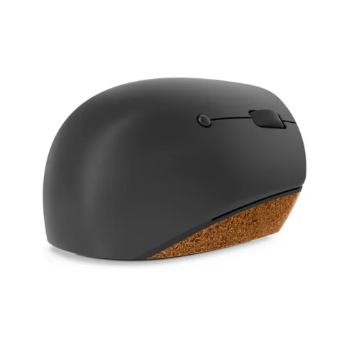 WIRELESS MOUSE (เมาส์ไร้สาย) LENOVO GO WIRELESS VERTICAL MOUSE STORM GREY WITH NATURAL CORK - Image 5