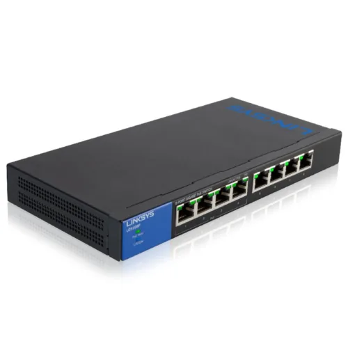 SWITCH (สวิตซ์) LINKSYS 8 PORT (4 PORT POE) LGS108P UNMANAGED GIGABIT SWITCH PORT (LGS108P-AP)