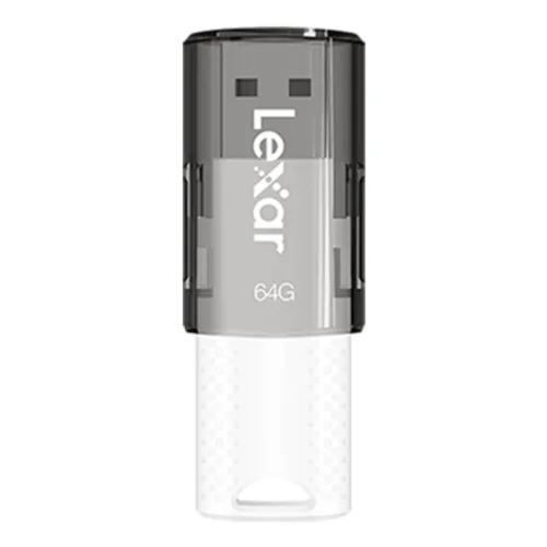 64 GB FLASH DRIVE (แฟลชไดร์ฟ) LEXAR JUMPDRIVE S60 USB 2.0 (LXR-LJDS060064G)