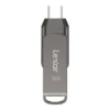 32 GB FLASH DRIVE (แฟลชไดร์ฟ) LEXAR DUAL DRIVE D400 USB 3.1 TYPE-C (LXR-LJDD400032G)