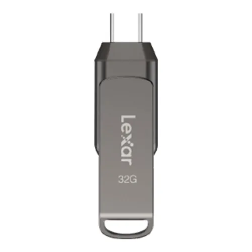 32 GB FLASH DRIVE (แฟลชไดร์ฟ) LEXAR DUAL DRIVE D400 USB 3.1 TYPE-C (LXR-LJDD400032G)