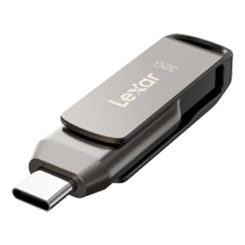 32 GB FLASH DRIVE (แฟลชไดร์ฟ) LEXAR DUAL DRIVE D400 USB 3.1 TYPE-C (LXR-LJDD400032G) - Image 2