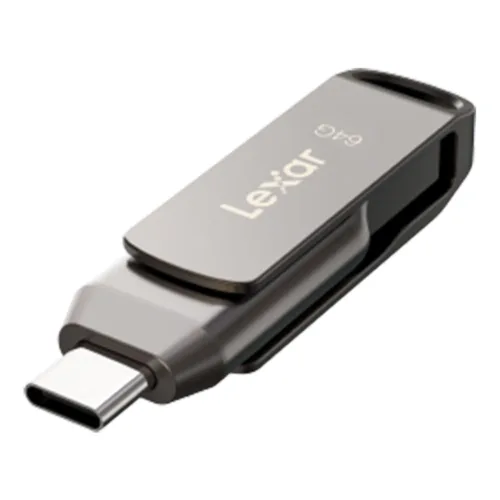 64 GB FLASH DRIVE (แฟลชไดร์ฟ) LEXAR DUAL DRIVE D400 USB 3.1 TYPE-C (LXR-LJDD400064G) - Image 2