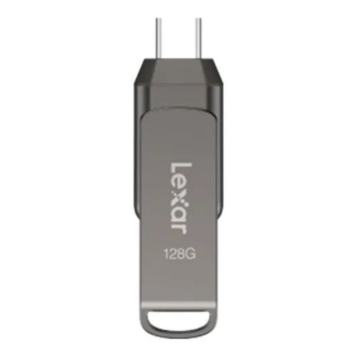 128 GB FLASH DRIVE (แฟลชไดร์ฟ) LEXAR DUAL DRIVE D400 USB 3.1 TYPE-C (LXR-LJDD400128G)