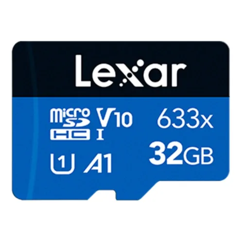 32 GB MICRO SD CARD (ไมโครเอสดีการ์ด) LEXAR 633X MICROSDHC/XC UHS-I (NO ADAPTER) (LXR-LMS0633032G)