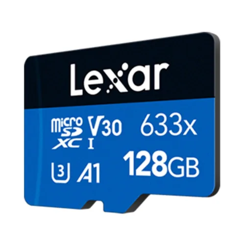 128 GB MICRO SD CARD (ไมโครเอสดีการ์ด) LEXAR 633X MICROSDHC/XC UHS-I (W ADAPTER) (LXR-LSDMI128BB633A) - Image 2