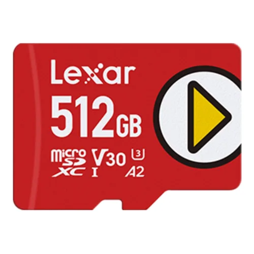 512 GB MICRO SD CARD (ไมโครเอสดีการ์ด) LEXAR PLAY MICROSDXC UHS-I (W/O ADAPTER) (LXR-LMSPLAY512G)