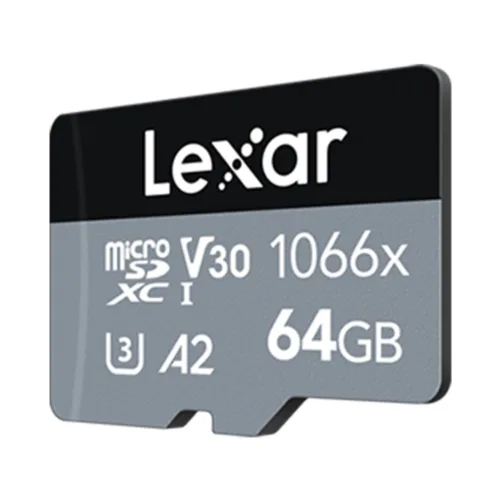 64GB MICRO SD CARD (ไมโครเอสดีการ์ด) LEXAR PROFES 1066X MICROSDXC U3 UHS-I A2 (LXR-LMS1066064G) - Image 2